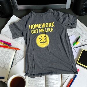 The Children’s Place Humor Homework Back to School Graphic T-Shirt Kidcore